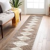 World Rug Gallery Beige Brown Geometric Stripe Indoor Area Rug - 2 of 4