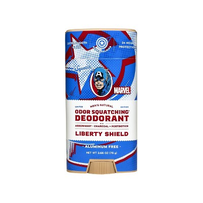 DR. SQUATCH Men's Natural Deodorant - Liberty Shield - 2.65oz