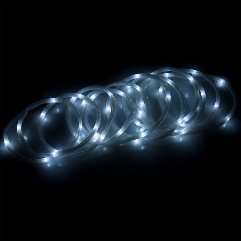 Nature Spring Solar-Powered LED Rope Lights With 100 White Bulbs - 32', 2 of 6