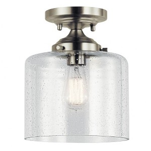 Kichler Lighting Winslow 1 - Light Semi-Flush Mount in  Brushed Nickel - 1 of 4
