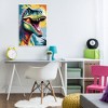 Stupell Industries Colorful Roaring T-Rex Wall Plaque Art - 3 of 4