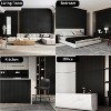 Vipbear Wood Slat Wall Panels, Solid Wooden Panels, 2 Pack 93.5" x 12.6" Soundproof Wall Panels, 3D Textured Acoustic Fluted Panels - 4 of 4
