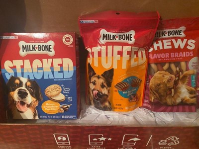 Milk-bone Stacked Molasses And Peanut Butter Dog Treats - 10oz : Target