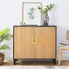 KTMBDW 37.5" Sideboard Cabinet with 2 Doors, Sideboard Buffet Cabinet with Storage, Coffee Bar with Shelves for Kitchen Storage - 2 of 4