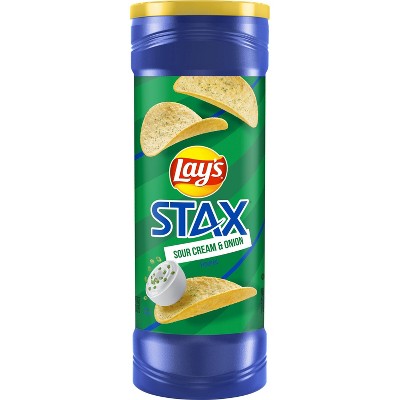 Lay's Stax Sour Cream & Onion Potato Chips - 5.5oz