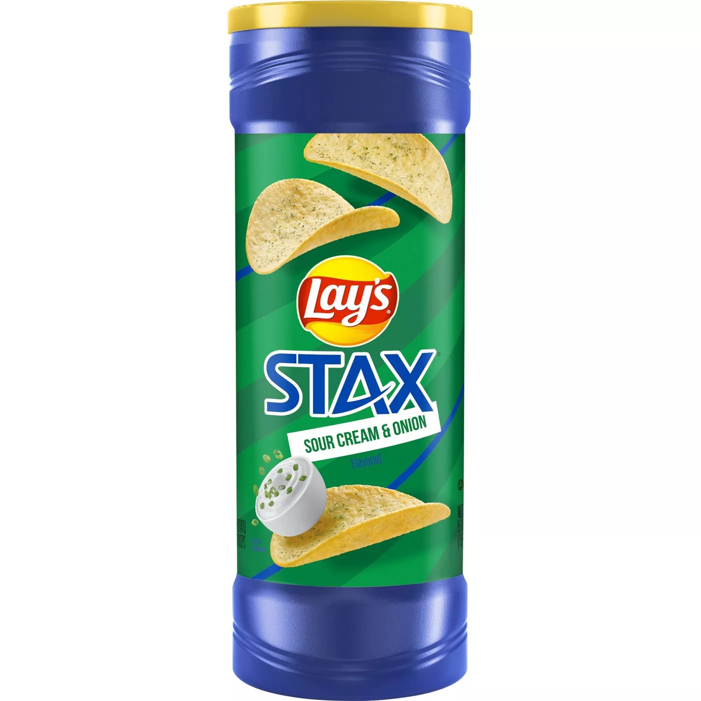 Lay's Stax Sour Cream & Onion Potato Chips - 5.5oz - image 1 of 6