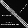 Silver Rhinestone Choker Necklace for Women, Sparkly Crystal Diamond Choker for Party Prom Wedding Jewelry Accessories - 4 of 4