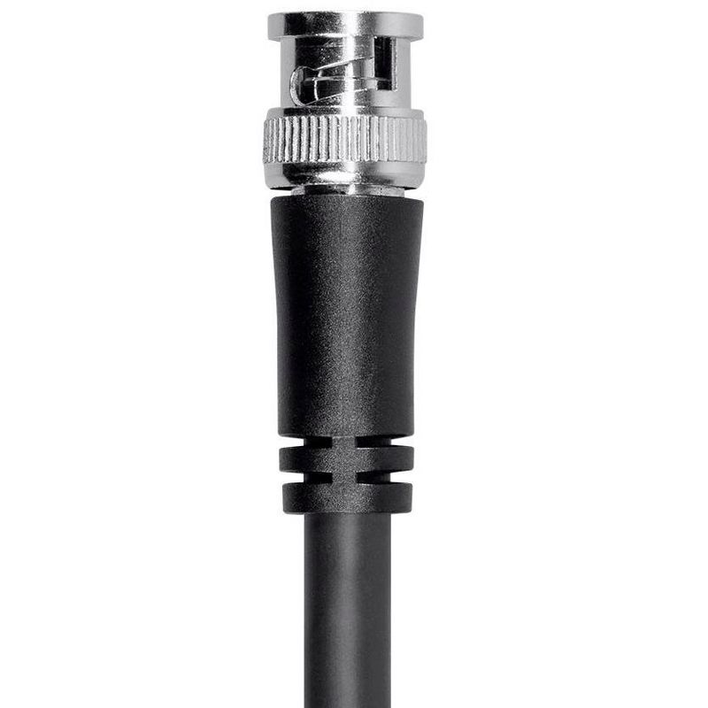 Monoprice HD-SDI RG6 BNC Cable - 1.5 Feet - Black | For Use In HD-Serial Digital Video Transfer, Mobile Apps, HDTV Upgrades, Broadband Facilities -, 5 of 6