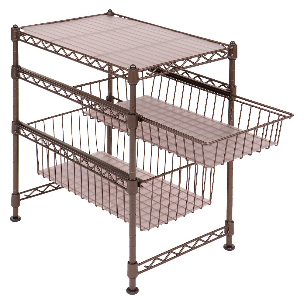 UPC 017641051223 product image for Seville Mini Stackable Cabinet Organizer - bronze | upcitemdb.com