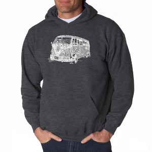 LA Pop Art Men's Word Art Hooded Sweatshirt - THE 70'S - 1 of 4