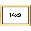PosterPalooza | Photo Size Simple Gold Picture Frame - UV Acrylic, Foam Board Backing, Hanging Hardware - 2 of 4