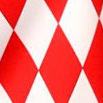 red white