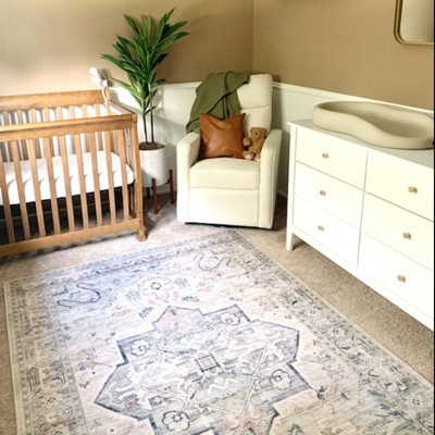 Elysian Ivory Oriental 9' x 12' Flat Woven Synthetic Rug