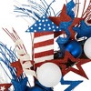 Northlight Glittered Stars and Rockets Patriotic Wreath - 22" - 4 of 4