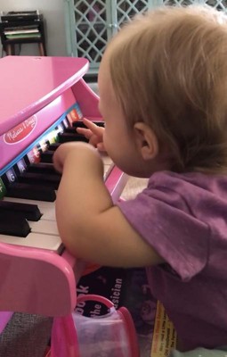 Melissa & Doug Learn-to-play Pink Piano With 25 Keys And Color