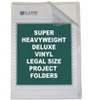 C-Line Deluxe Project Folders Jacket Legal Vinyl Clear 50/Box 62139 - 3 of 3