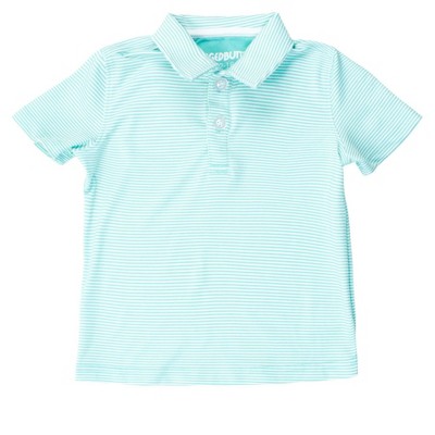 RuggedButts Baby Boys Knit Short Sleeve Performance Polo