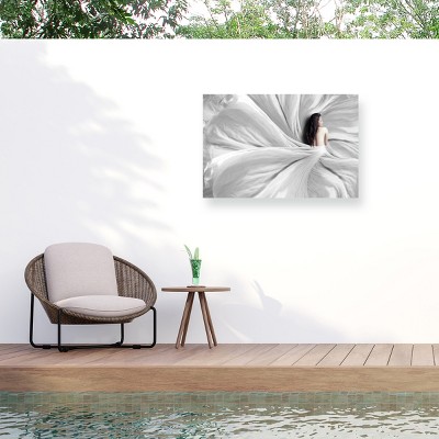 Trademark Fine Art - Heru Sulistyono Snow White Matted Framed Art