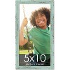 PosterPalooza | Panoramic Shabby Chic Green Picture Frame - UV Acrylic, Foam Board Backing, Hanging Hardware - 2 of 4