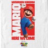 Men's The Super Mario Bros. Movie Mario Mushroom Kingdom Here We Come T-Shirt - 2 of 4