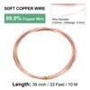 Unique Bargains Soft Pure Copper Jewelry Making Gardening Wire 1 Roll - 3 of 4