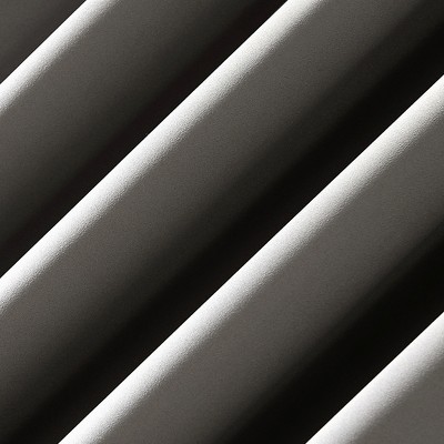 Sun Zero Gray 84" Blackout Rod Pocket Curtain Panel