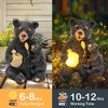 GIGALUMI Solar Loving Mother and Child Bears Statue Light for Gift, Outdoor Garden Decor with LED Lights for Mom, Grandma & Wife, Waterproof - 4 of 4