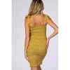 PinkBlush Mustard Floral Smocked Maternity Mini Dress - 3 of 4