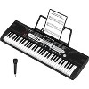 Keyboard Piano, 61 Key Electric Piano Keyboard for Beginners and Kids, with Microphone, Power Supply, Built In Speakers, for Best Christmas Gift - 2 of 4