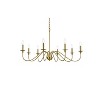 Elegant Lighting Rohan 42 inch chandelier in Satin Gold - 3 of 4
