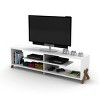 NicBex TV Stand Mid Century Modern Media Console with 4 Shelves Open Storage Entertainment Center for Living Room - 2 of 4