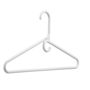 DEILSY White Plastic Hangers - Super Heavy Duty - 1 of 2