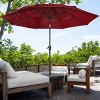 Pure Garden 10' Octagon Wind-Resistant Outdoor Patio Market Umbrella - 3 of 4
