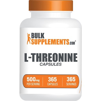 BulkSupplements L-Threonine Capsules
