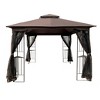 Maliang 10x10 Ft Outdoor Patio Gazebo Canopy Tent With Ventilated Double Roof And Detachable Mosquito net, for Lawn, Garden, Backyard - 3 of 4