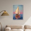Art Remedy Contemplating at High Seas Beach Life Inspired Wall Art Framed - 2 of 4