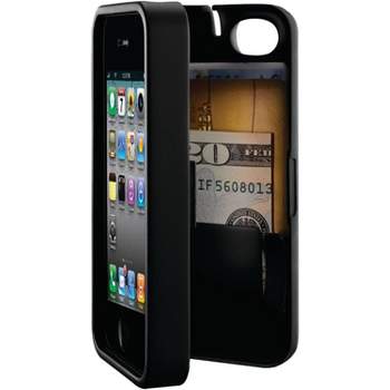 EYN Credit cards/ID/money Case for iPhone 4/4S - Black