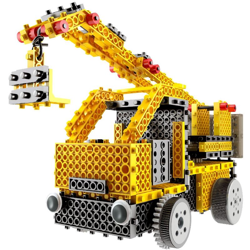 Link Ready! Set! Play!127 Piece Motorized Construction Truck Building Kit, STEM Toys Building Sets For Kids, 2 of 8