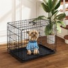 AZL1 Life Concept Pet Crates and Houses Premium Pet Crate Secure Foldable Dog Kennel with Removable Tray for Home and Travel, Black, 24.4"*16.5"*18.5" - 2 of 3