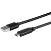Monoprice USB C to USB A 2.0 Cable - 3 Meters (9.8 Feet) - Black | Fast Charging, High Speed, 480Mbps, 3A, 26AWG, Type C, Compatible with Samsung - 3 of 4