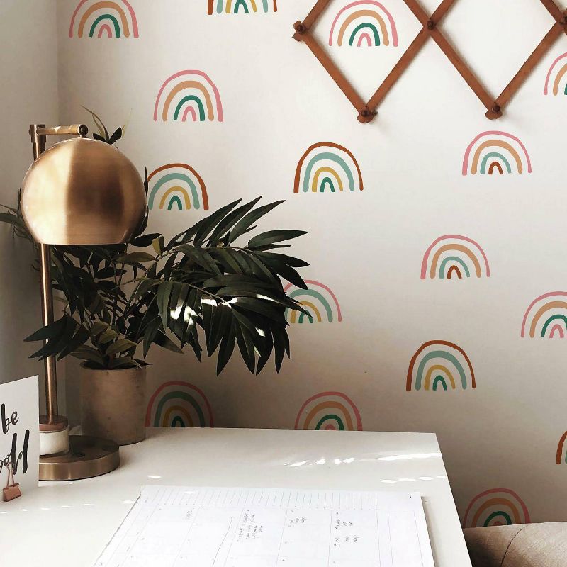 Retro Rainbow Peel and Stick Wall Decal - RoomMates, 4 of 8