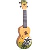 Mahalo MD1-HAGNB Hawaii Soprano Ukulele. Green Burst - 2 of 4