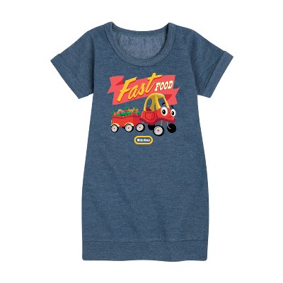 - Little Tikes - Fast Food Towing Graphic Short Sleeve Fleece Dress