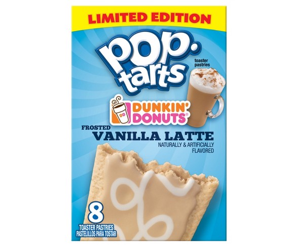 Pop-Tarts Dunkin Donuts Vanilla Latte - 8ct/14.1oz - Kellogg's