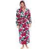 ADR Men's Hooded Flannel Robe, Soft Cotton - 2 of 4