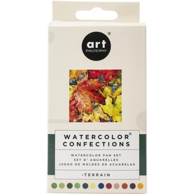 Prima Watercolor Confections Watercolor Pans 12/Pkg-Terrain