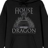 House of the Dragon Throne Logo Men's Black Sweatshirt - 2 of 3