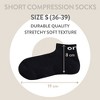 Orry Short Compression Socks - Ankle Length Low Cut - Small - 2 of 4