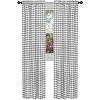 GoodGram Buffalo Check Gingham Custom Window Curtain Treatments - 3 of 4