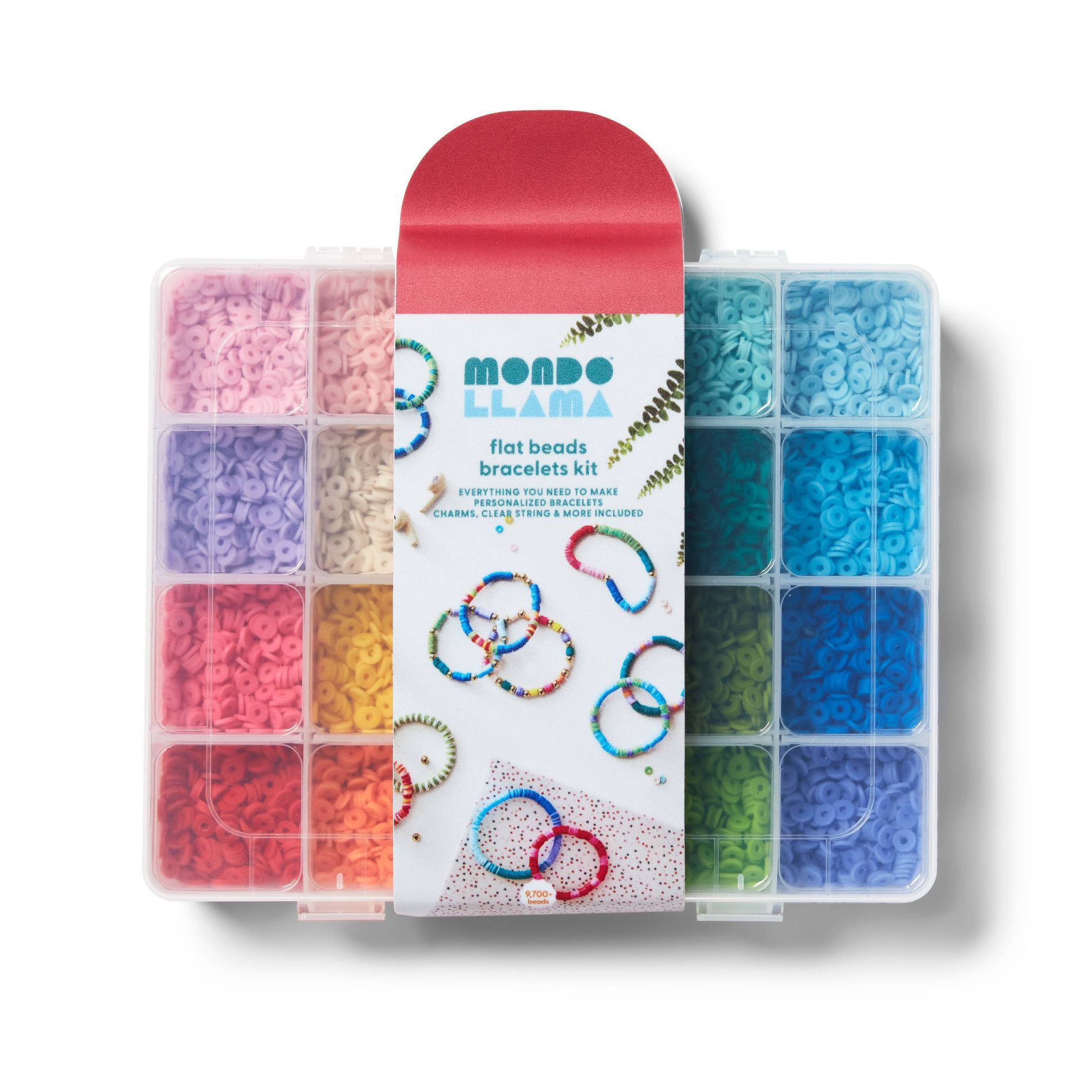 Flat Clay Beads Bracelet Kit - Mondo Llama™